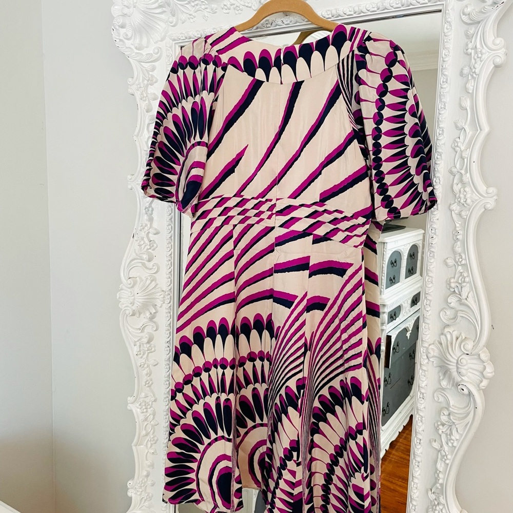 LAST CHANCE Nanette Lepore SILK Printed Mod Dress - Picture 5 of 10